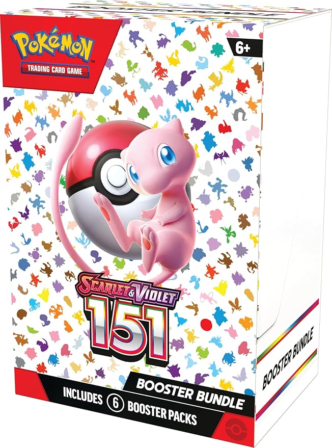 Pokémon 151 Booster Bundle Inglés – 6 Sobres Oficiales de la Colección 151