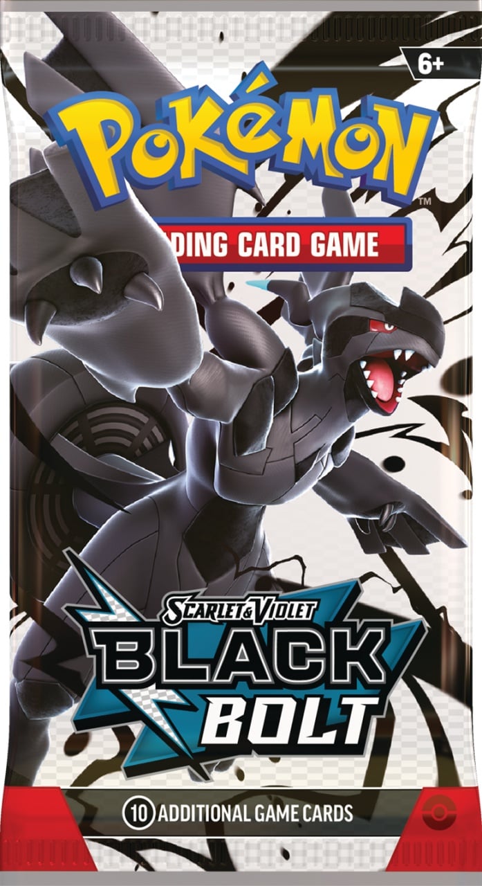 Booster Bundle WFBB Black Bolt Pokémon TCG en Inglés - 6 Sobres por Caja con Cartas Exclusivas