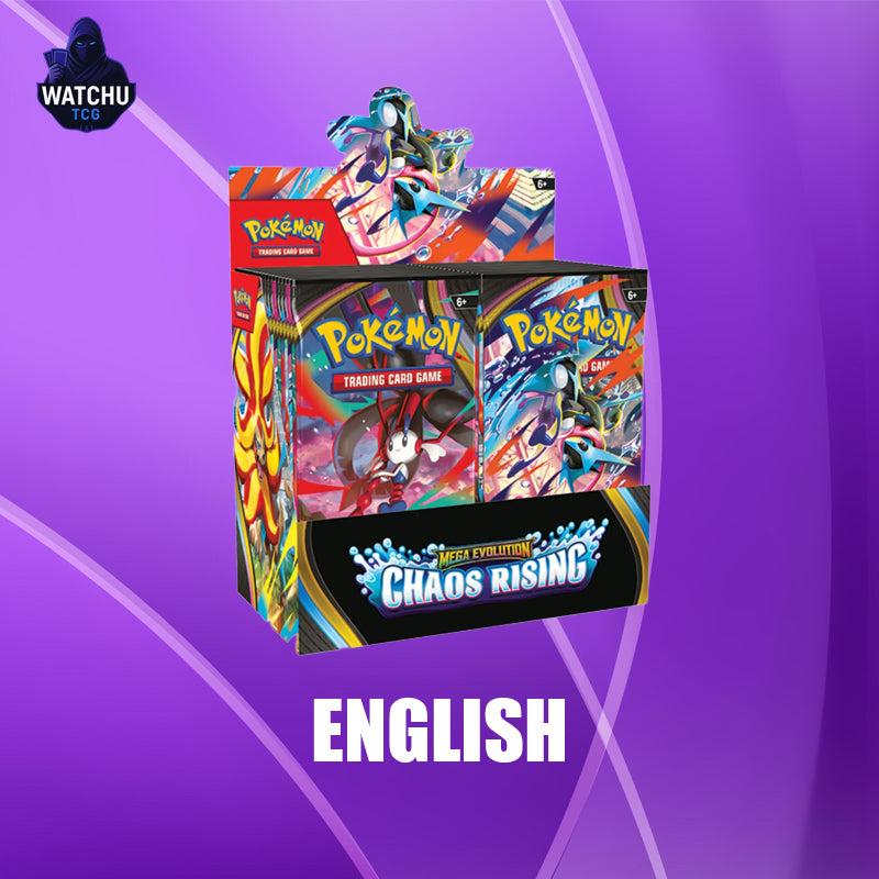 Pokémon TCG Mega Evolution Chaos Rising Booster Box Inglés