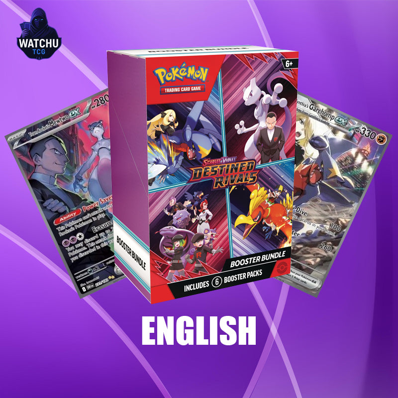 Pokémon Destined Rivals Booster Bundle Inglés – 6 Sobres Oficiales