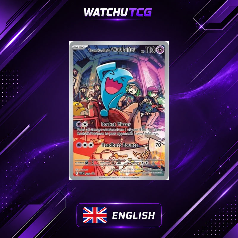 Pokémon TCG Scarlet & Violet Destined Rivals Elite Trainer Box ETB Inglés – 9 Sobres + Promo Team Rocket’s Wobbuffet