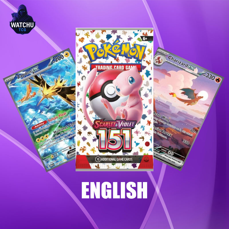 Pokémon Scarlet & Violet 151 Booster Pack (Inglés) – WatchuTCG