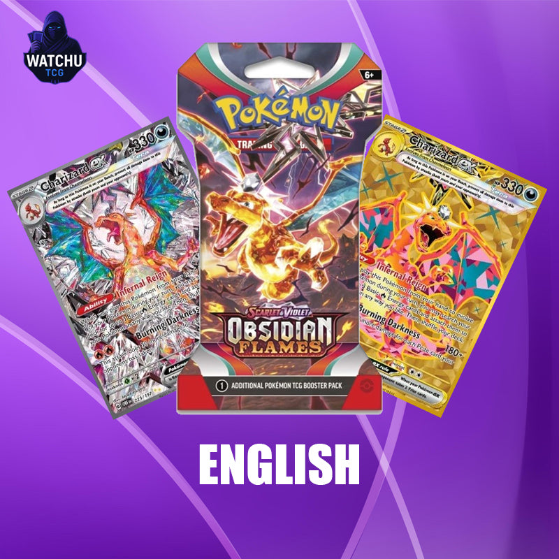 Pokémon OBF Obsidian Flames Sleeved Booster Pack – Sobre Individual Precintado (Inglés)