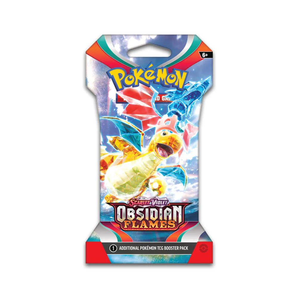 Pokémon OBF Obsidian Flames Sleeved Booster Pack – Sobre Individual Precintado (Inglés)