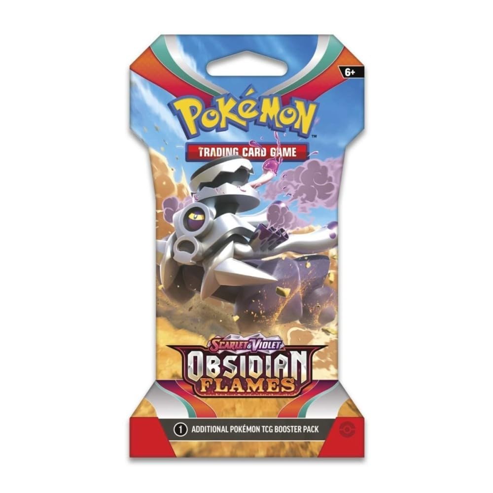 Pokémon OBF Obsidian Flames Sleeved Booster Pack – Sobre Individual Precintado (Inglés)