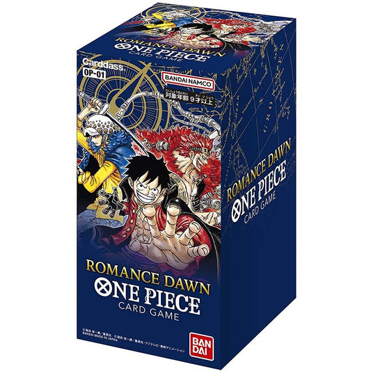 One Piece OP01 Romance Dawn Booster Box – 24 Sobres Sellados (Japonés)