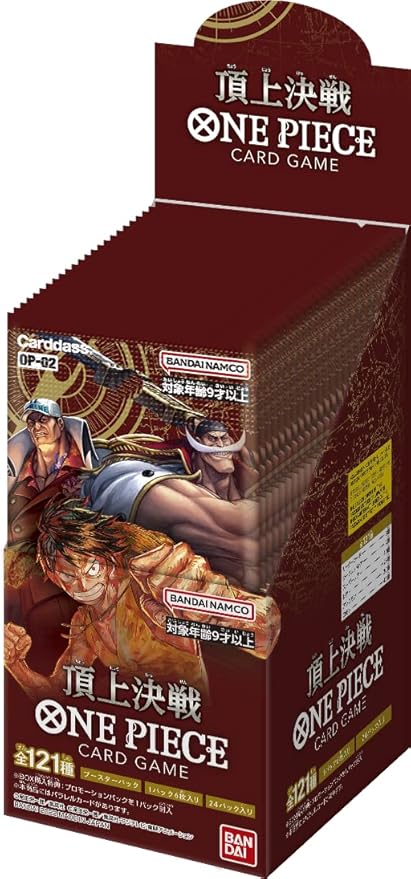 One Piece OP02 Paramount War Booster Box – 24 Sobres Sellados (Japonés)