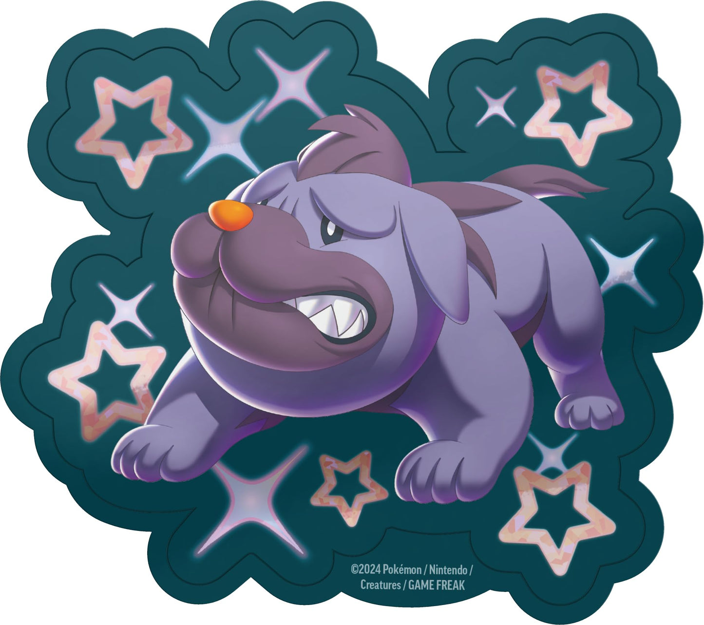 Pokémon PAF Paldean Fates Maschiff Tech Sticker Collection – Promo, 3 Sobres y Pegatina (Inglés)