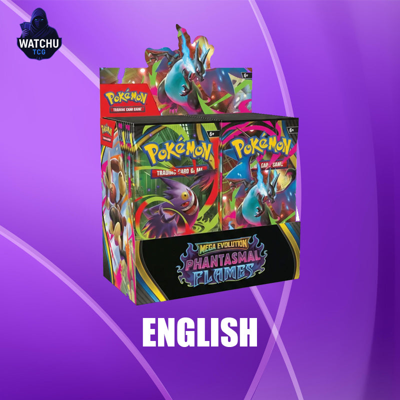 Pokémon Phantasmal Flames Booster Box Inglés – 36 Sobres Oficiales de la Era Mega Evolución