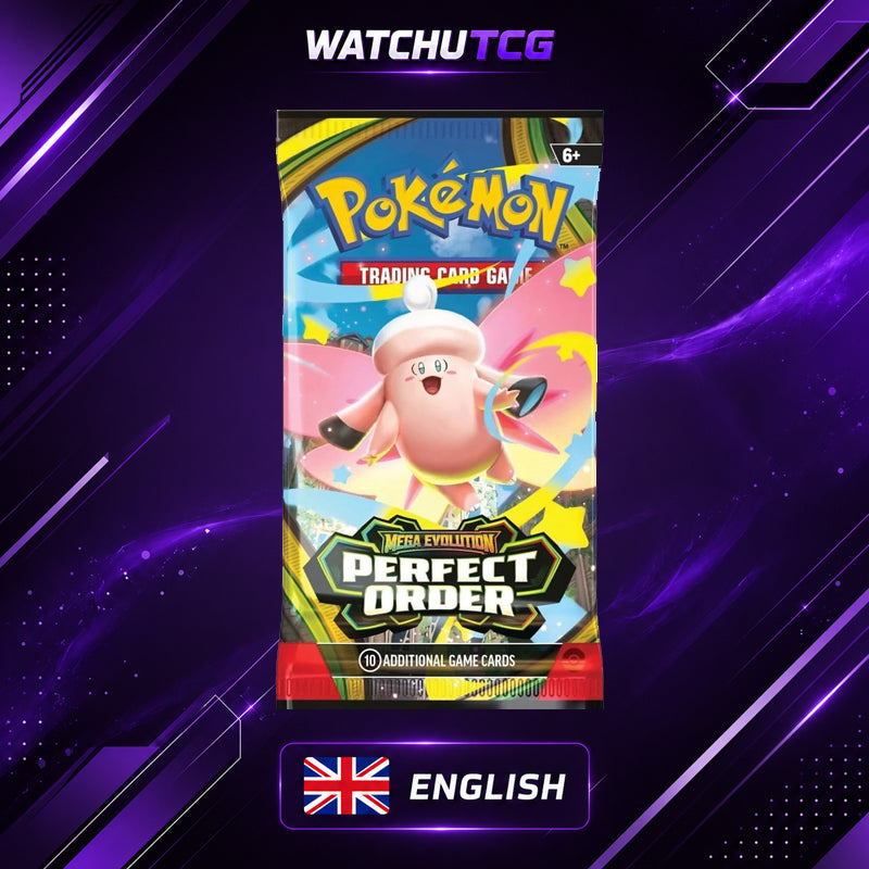 Pokémon Perfect Order Booster Box Inglés – Caja de 36 Sobres Pokémon TCG Mega Evolution