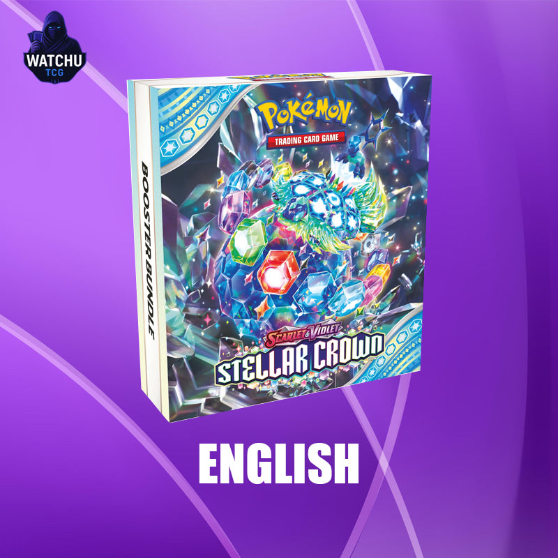 Pokémon TCG Scarlet & Violet Stellar Crown Booster Bundle – Edición Pokémon Center Exclusiva