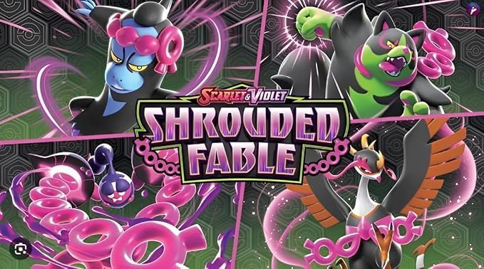 Pokémon SFA Shrouded Fable Greninja ex Special Illustration Collection – 5 Sobres + 3 Cartas Promocionales (Inglés)