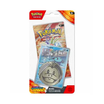 Pokémon SSP Surging Sparks Wooper 1-Pack Blister – Carta Promo + Moneda (Inglés)