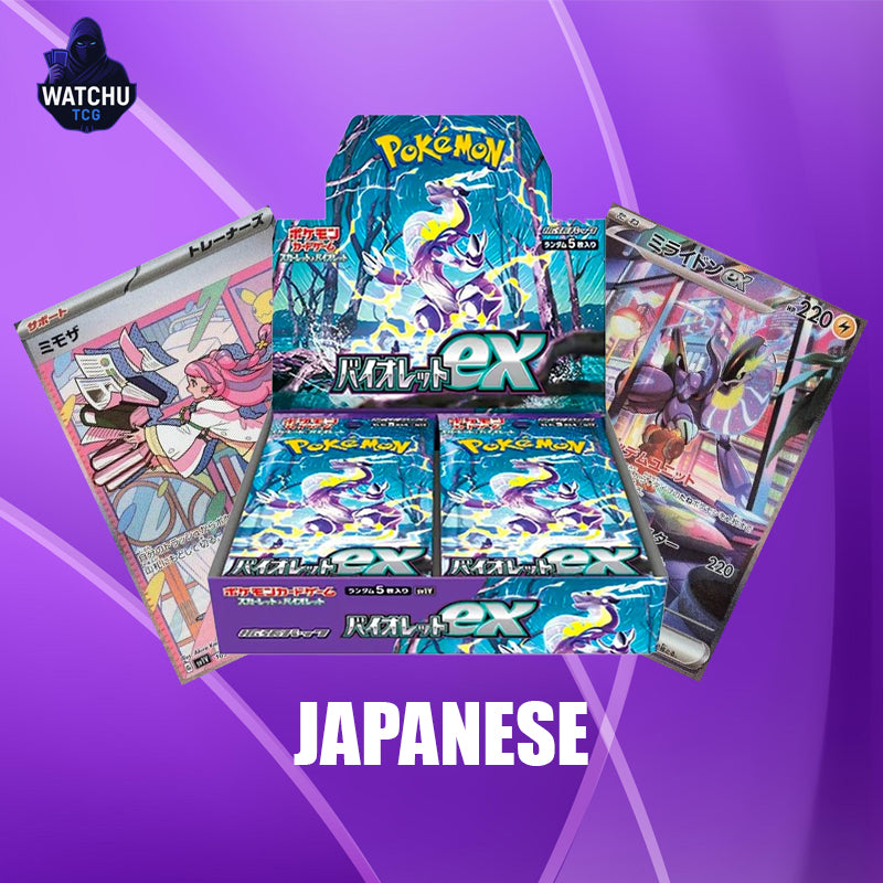 Pokémon Violet EX Booster Box Japonés – 30 Sobres Oficiales Scarlet & Violet SV1V