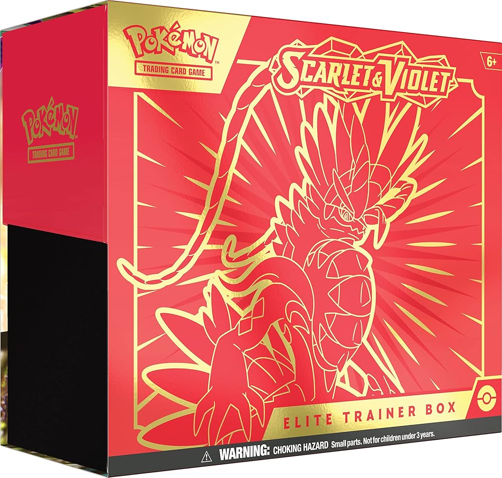 Pokémon SVI Scarlet & Violet Koraidon Elite Trainer Box – 9 Sobres + Carta Promo (Inglés)