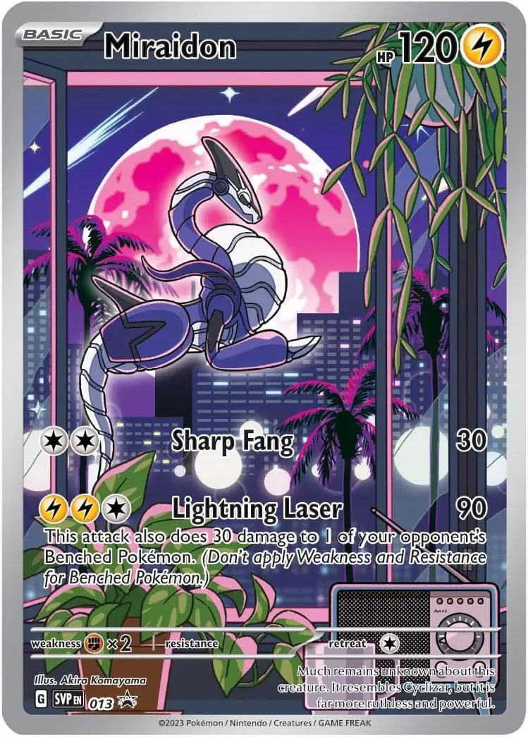 Pokémon SVI Scarlet & Violet Miraidon Elite Trainer Box – 9 Sobres + Carta Promo (Inglés)