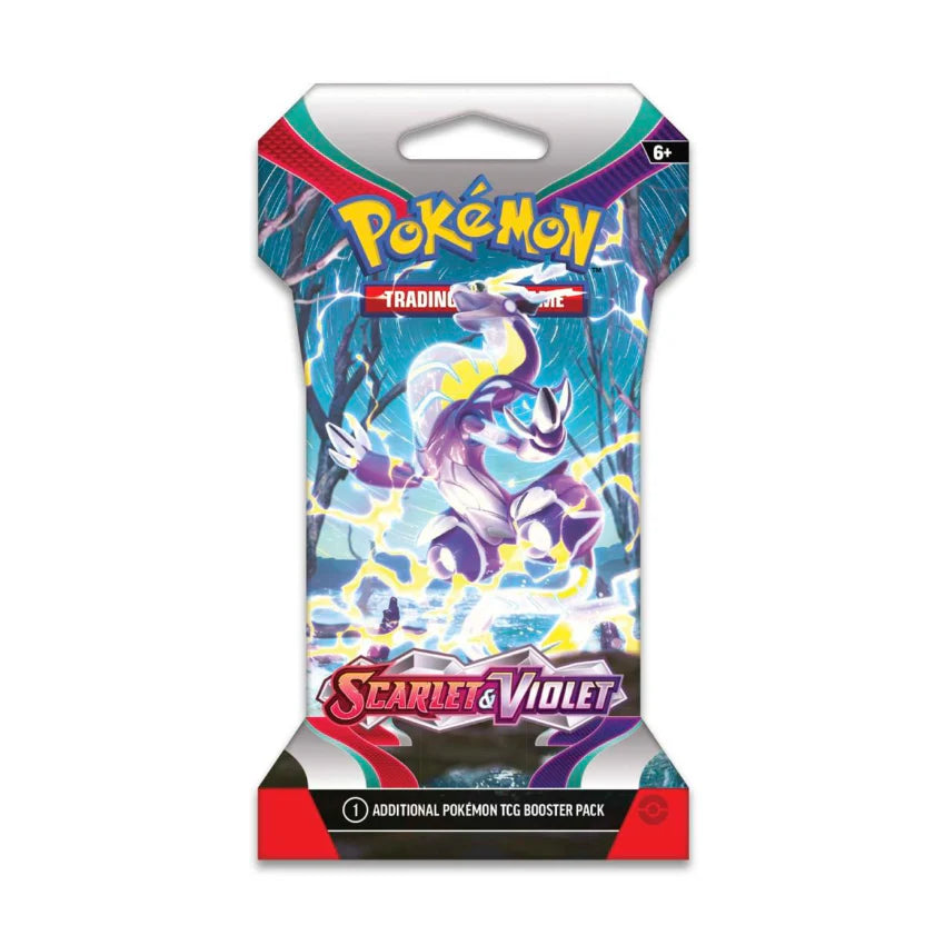 Pokémon SVI Scarlet & Violet Sleeved Booster Pack – 10 Cartas (Inglés)