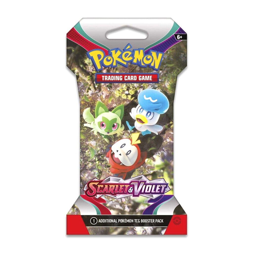 Pokémon SVI Scarlet & Violet Sleeved Booster Pack – 10 Cartas (Inglés)