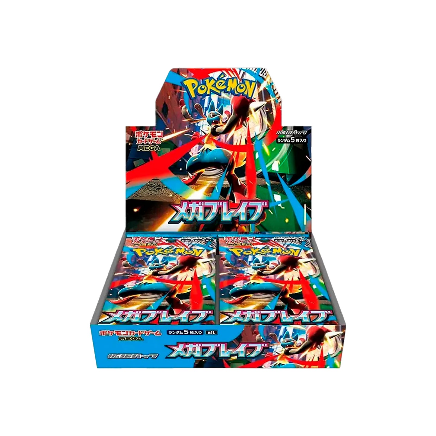 Pokémon Mega Brave Booster Box Japonés – 30 Sobres Oficiales de la Nueva Colección TCG
