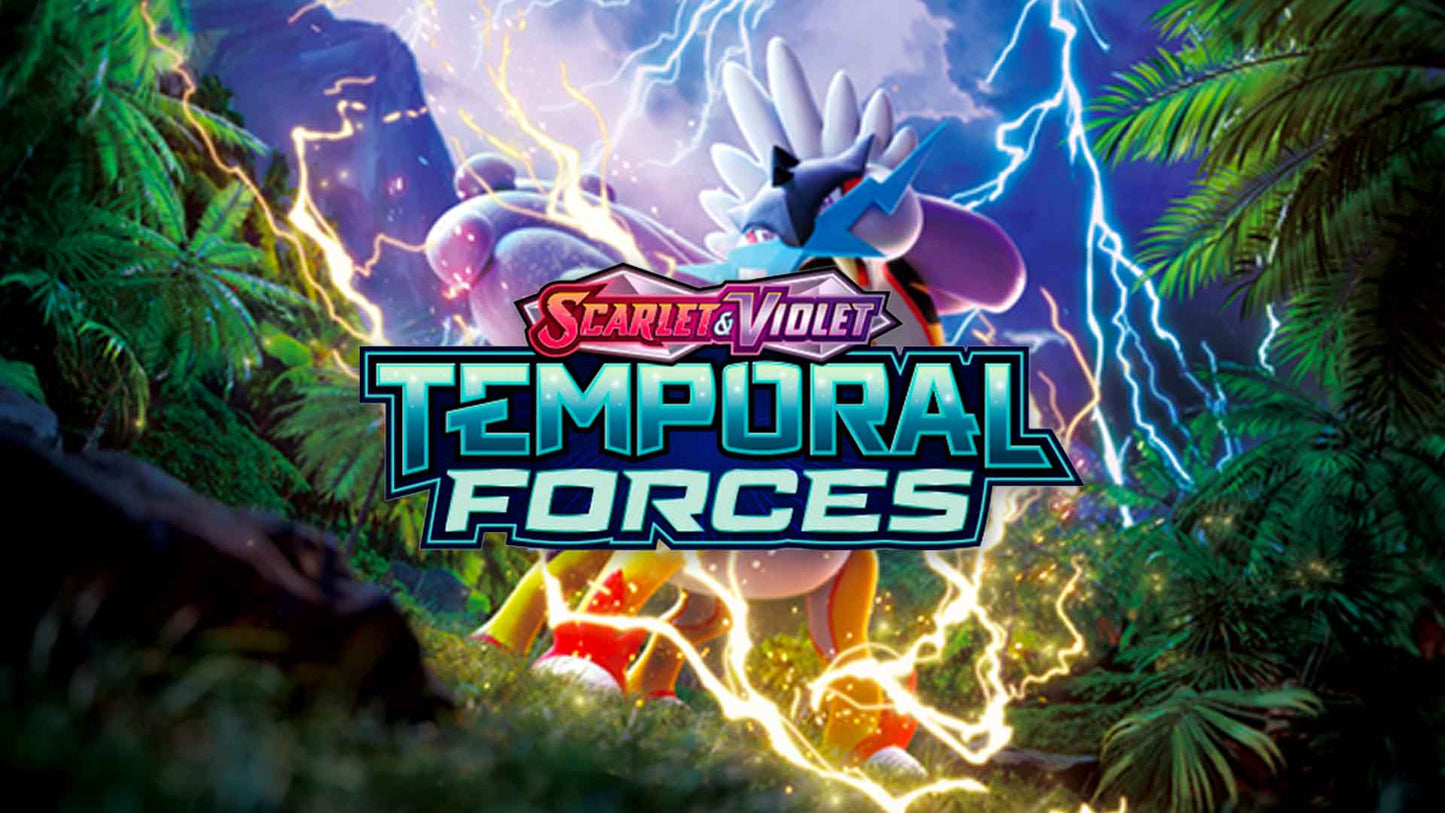 Pokémon Temporal Forces Blister 3 Sobres con Carta Promo Cleffa | Pack Especial Oficial Scarlet & Violet TCG