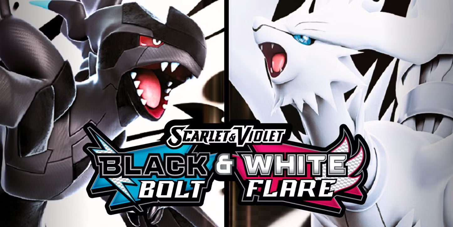 Caja Elite Trainer Box White Flare Pokémon TCG en Inglés - Carta Promo, Fundas, Dados y Más