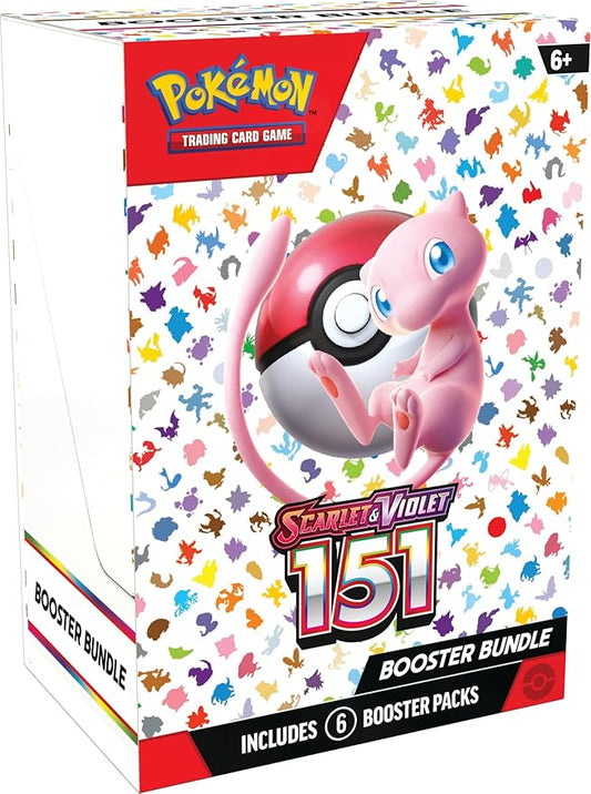 Pokémon 151 Booster Bundle Inglés – 6 Sobres Oficiales de la Colección 151