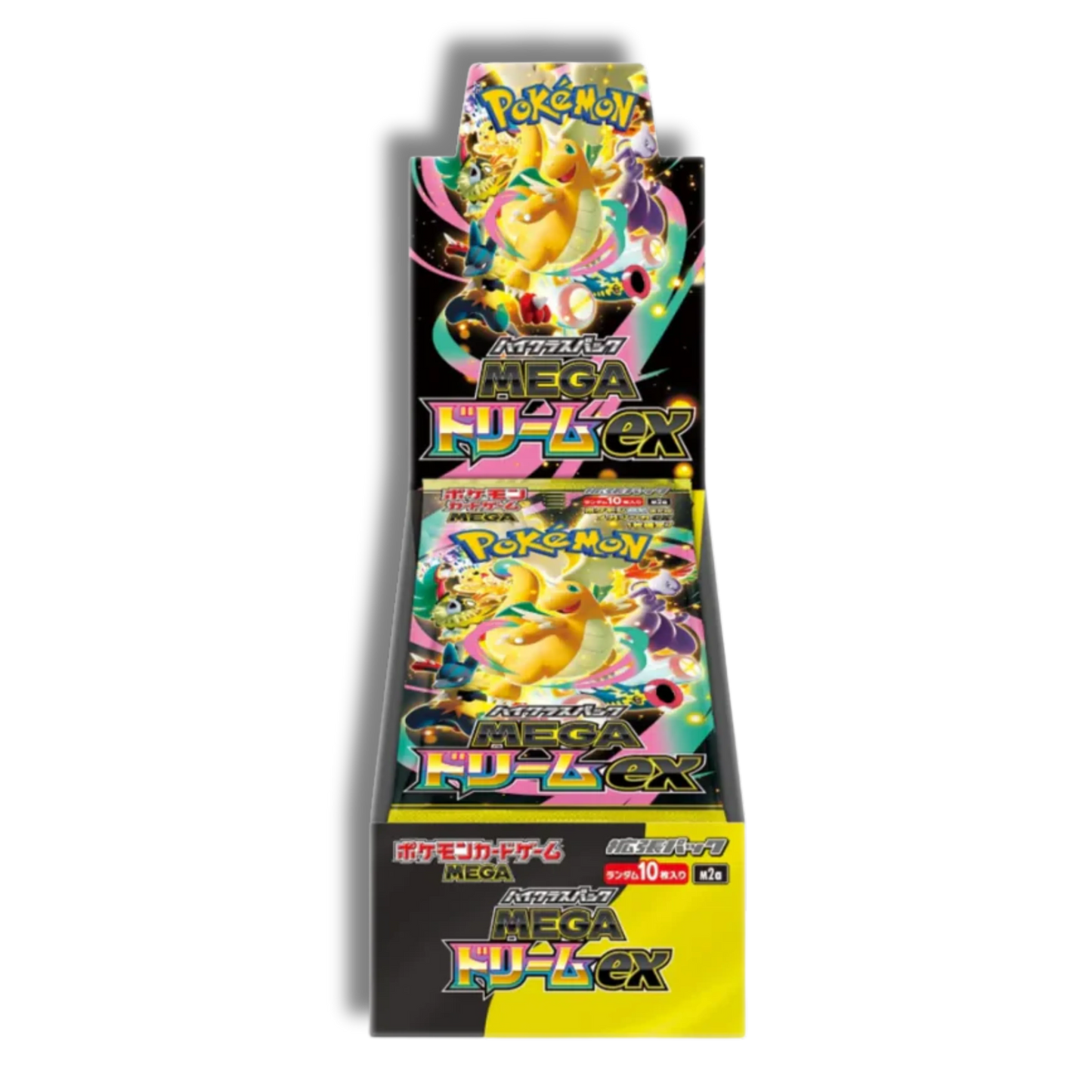 Pokémon MEGA Dream ex M2A Booster Box Japonés – 10 Sobres Oficiales de la Era Mega Evolución