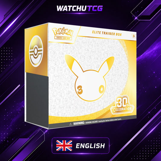 Pokémon TCG 30th Celebration Elite Trainer Box ETB Inglés – 9 Sobres + Promo Nidorina