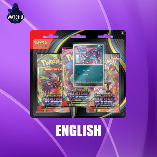 Pokémon TCG: Phantasmal Flames 3-Pack Blister – Sneasel Promo (English) Sealed