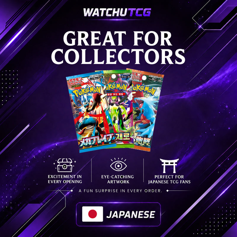 Pokémon Mystery Pack 3 Sobres – Scarlet & Violet o Mega Evolution (Japonés)