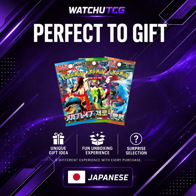 Pokémon Mystery Pack 3 Sobres – Scarlet & Violet o Mega Evolution (Japonés)