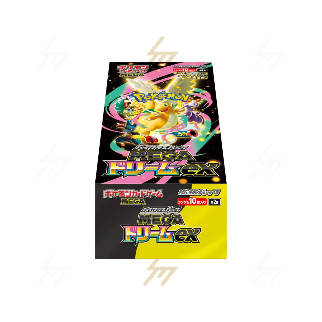 Pokémon MEGA Dream ex M2A Booster Box Japonés – 10 Sobres Oficiales de la Era Mega Evolución