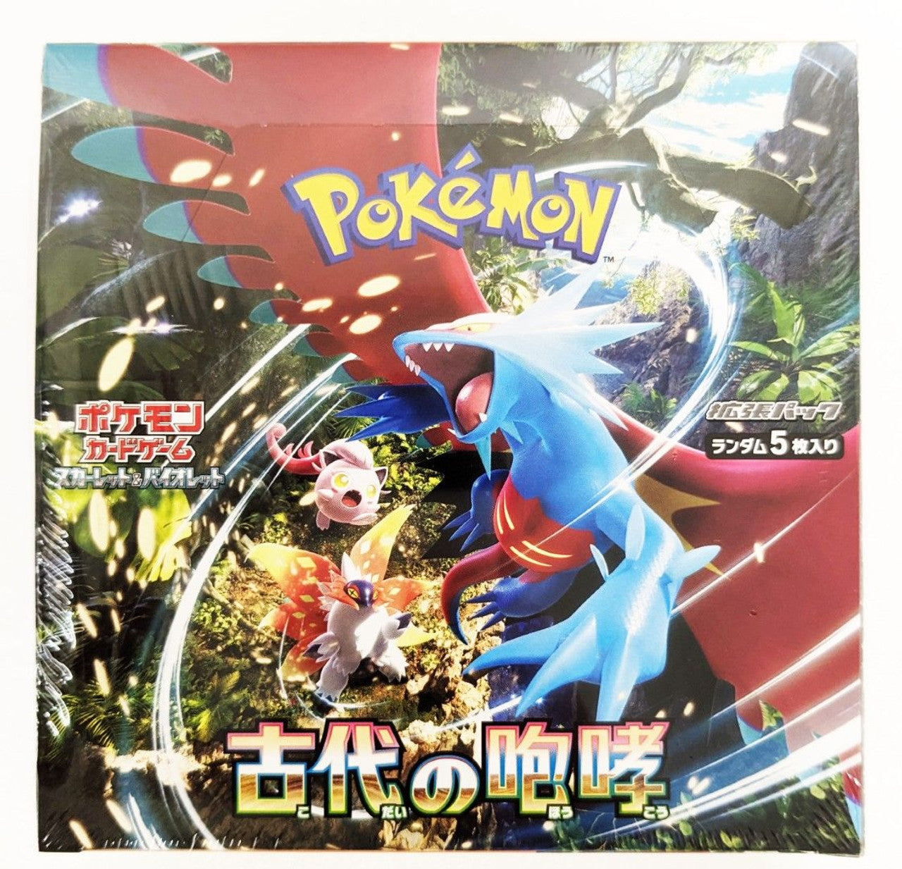 Pokémon Ancient Roar SV4K Booster Box Japonés – 30 Sobres Oficiales de la Serie Scarlet & Violet