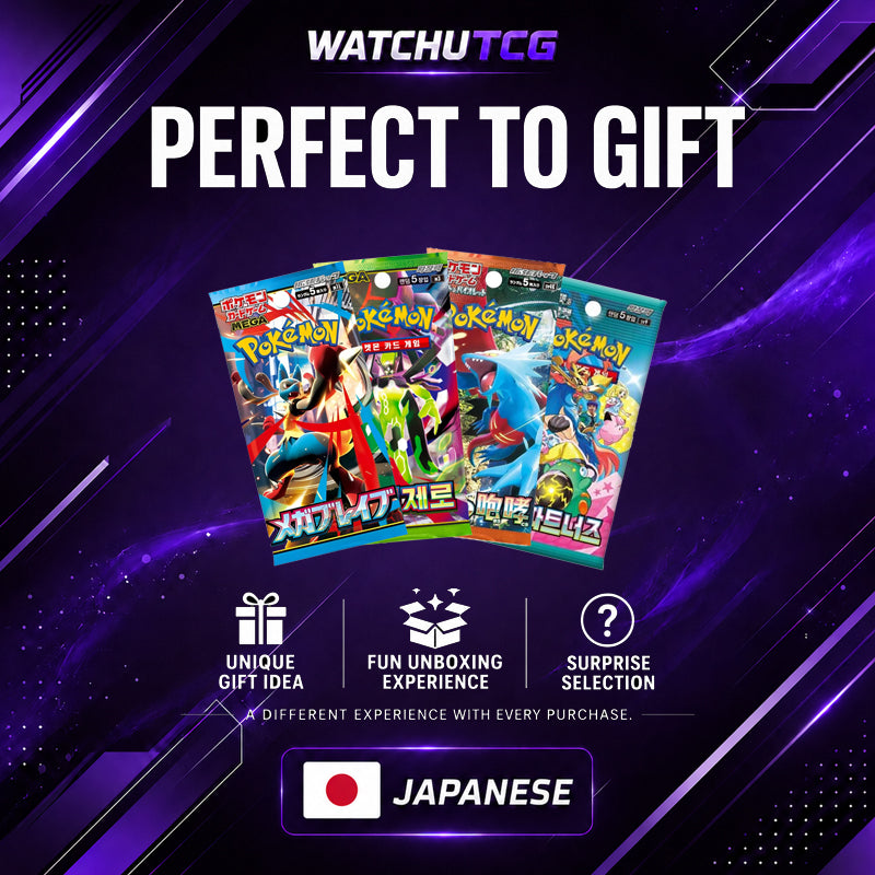 Pokémon Mystery Pack 4 Sobres – Scarlet & Violet o Mega Evolution (Japonés)
