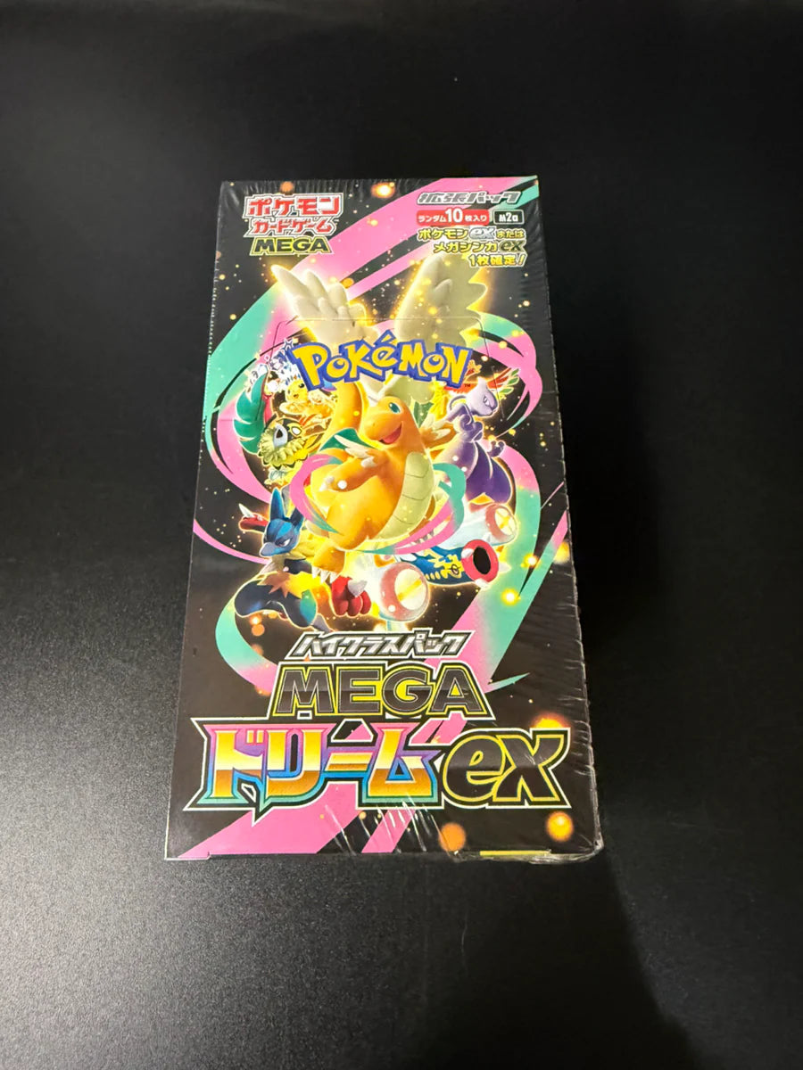 Pokémon MEGA Dream ex M2A Booster Box Japonés – 10 Sobres Oficiales de la Era Mega Evolución