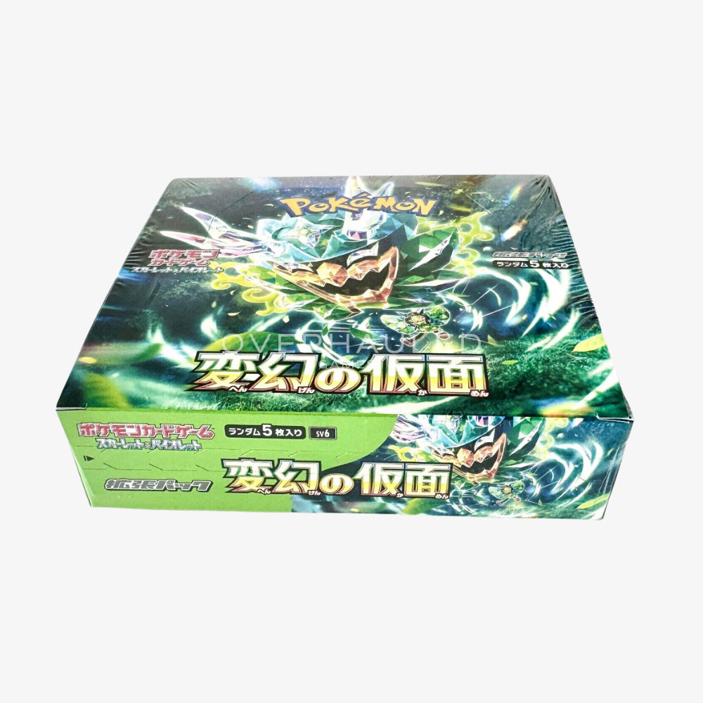 Pokémon Mask of Change SV6 Booster Box Japonés – 30 Sobres Oficiales de la Serie Scarlet & Violet