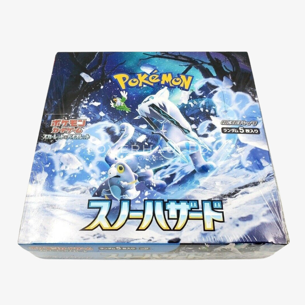 Pokémon Snow Hazard SV2P Booster Box Japonés – 30 Sobres Oficiales de la Expansión Scarlet & Violet