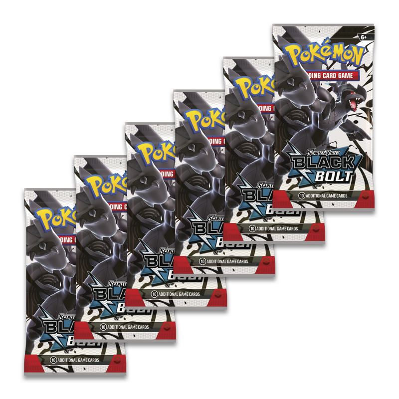 Booster Bundle WFBB Black Bolt Pokémon TCG en Inglés [PREVENTA] - 6 Sobres por Caja con Cartas Exclusivas