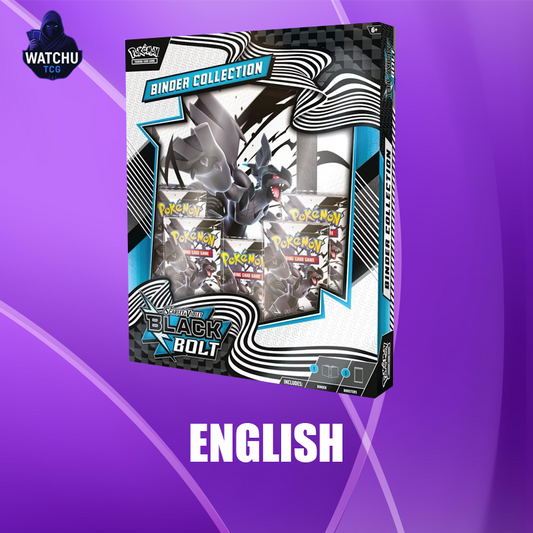 Colección Black Bolt Binder Pokémon TCG en Inglés - Álbum + 5 Sobres de Expansión Incluidos