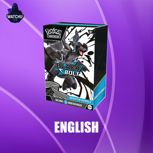 Booster Bundle WFBB Black Bolt Pokémon TCG en Inglés [PREVENTA] - 6 Sobres por Caja con Cartas Exclusivas