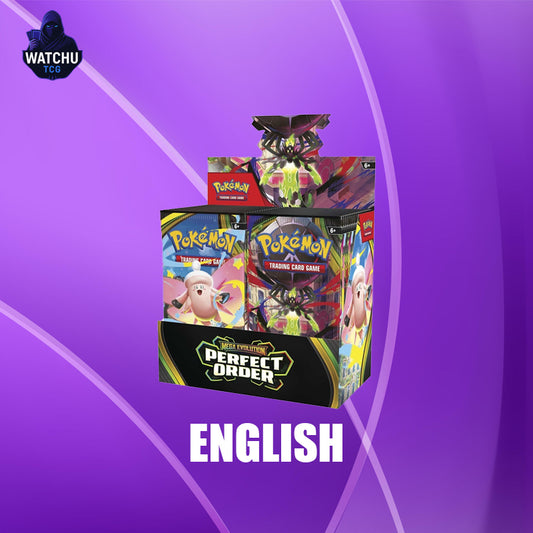 Pokémon Perfect Order Booster Box Inglés – Caja de 36 Sobres Pokémon TCG Mega Evolution