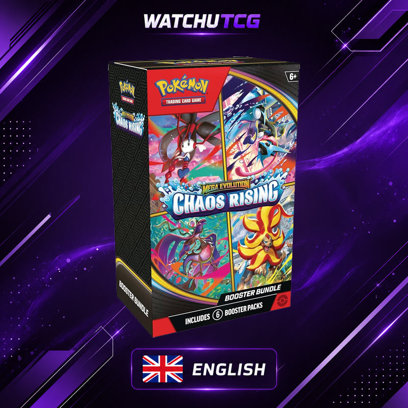 Pokémon TCG Mega Evolution Chaos Rising Booster Bundle Inglés