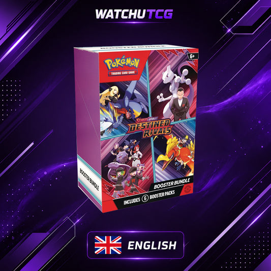 Pokémon Destined Rivals Booster Bundle Inglés – 6 Sobres Oficiales