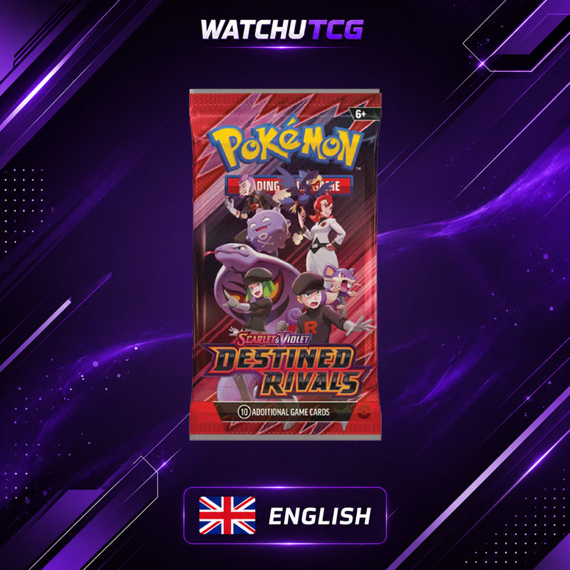 Pokémon Destined Rivals Booster Bundle Inglés – 6 Sobres Oficiales
