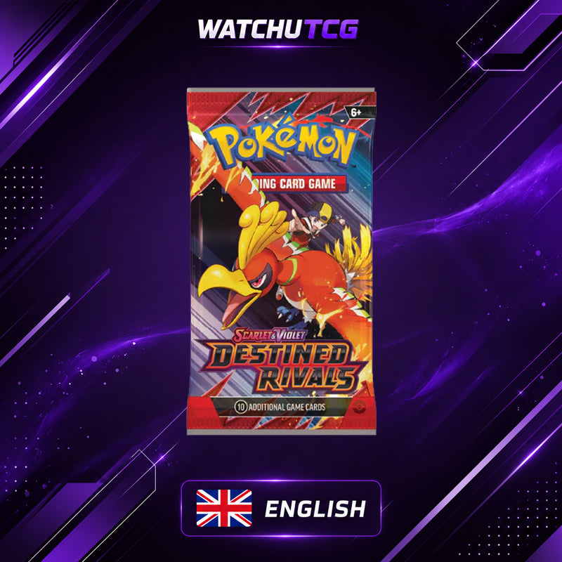 Pokémon Destined Rivals Booster Bundle Inglés – 6 Sobres Oficiales