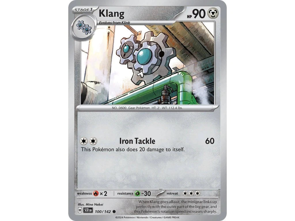 Pokémon Journey Together Checklane Blister Klinklang | 1 Sobre Oficial + Carta Promo + Moneda Pokémon TCG