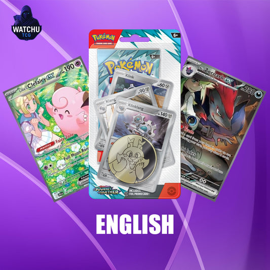 Pokémon Journey Together Checklane Blister Klinklang | 1 Sobre Oficial + Carta Promo + Moneda Pokémon TCG