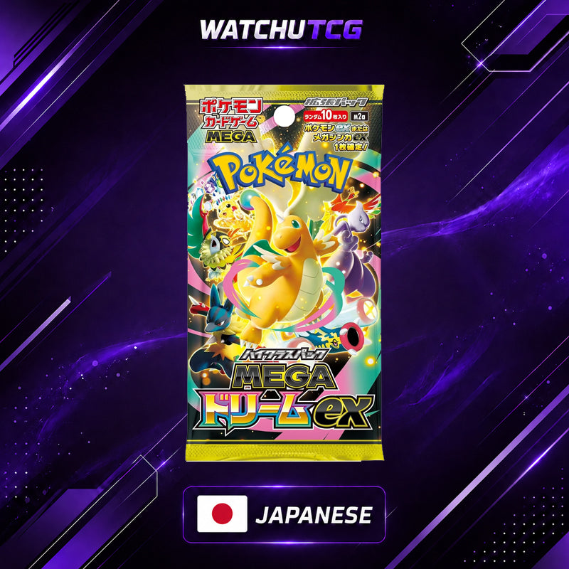 Pokémon MEGA Dream ex M2A Booster Box Japonés – 10 Sobres Oficiales de la Era Mega Evolución