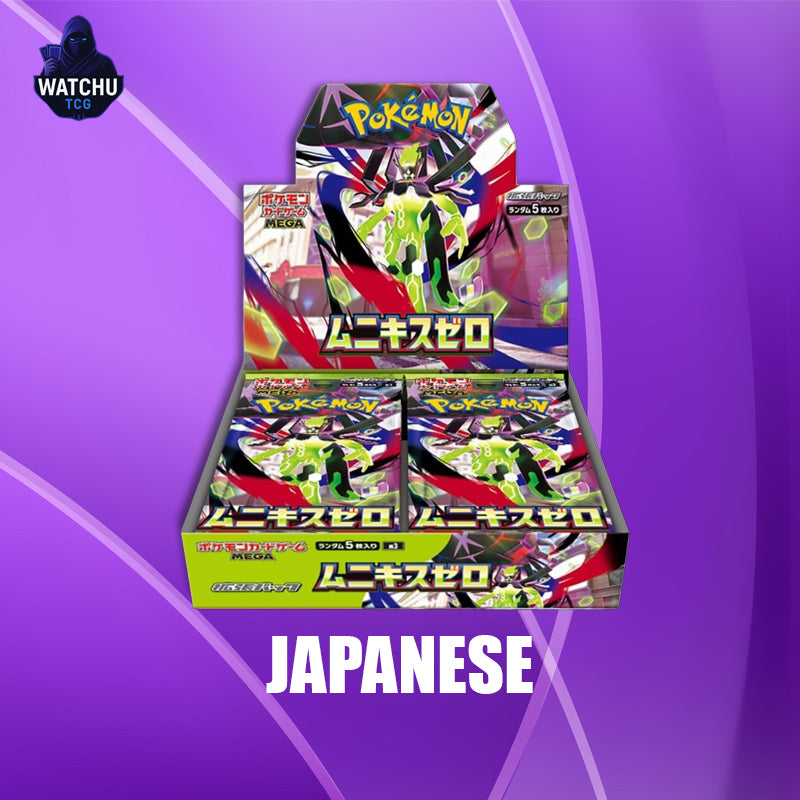 Pokémon Nihil Zero Booster Box Japonés – 30 Sobres Oficiales de la Serie Megaevolución