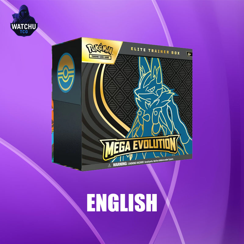 Pokémon Mega Evolution Elite Trainer Box Lucario – Edición Oficial de la Era Mega Evolución